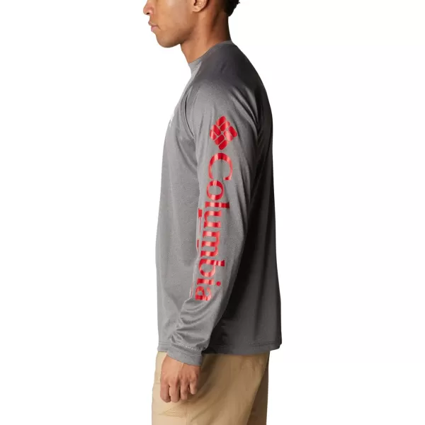 Columbia Mens Terminal Tackle Long Sleeve Shirt Wicking MaterialOhio State Buckeyes 26