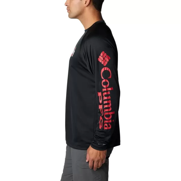 Columbia Mens Terminal Tackle Long Sleeve Shirt Wicking MaterialOs  Black