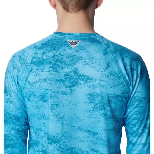 Columbia Mens Terminal Tackle Long Sleeve Shirt Wicking MaterialRiptide Pfg Camo