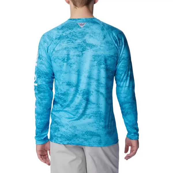 Columbia Mens Terminal Tackle Long Sleeve Shirt Wicking MaterialRiptide Pfg Camo