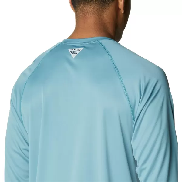 Columbia Mens Terminal Tackle Long Sleeve Shirt Wicking MaterialStormBright Nectar Logo