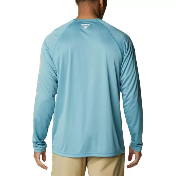 Columbia Mens Terminal Tackle Long Sleeve Shirt Wicking MaterialStormBright Nectar Logo