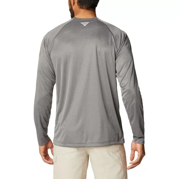 Columbia Mens Terminal Tackle Long Sleeve Shirt Wicking MaterialTexas Longhorns 28