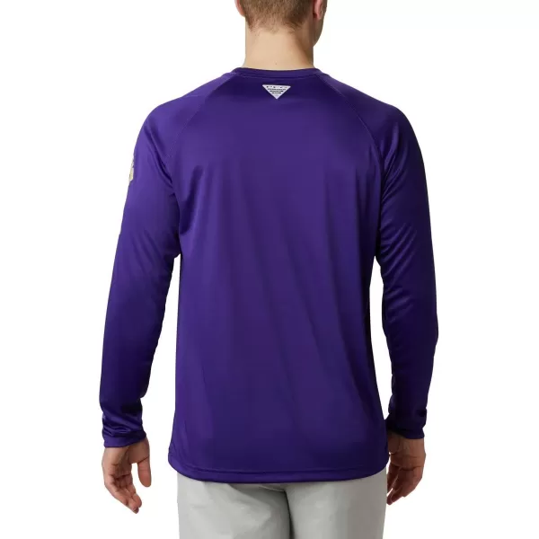 Columbia Mens Terminal Tackle Long Sleeve Shirt Wicking MaterialWashington Huskies