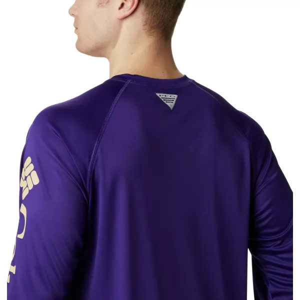 Columbia Mens Terminal Tackle Long Sleeve Shirt Wicking MaterialWashington Huskies