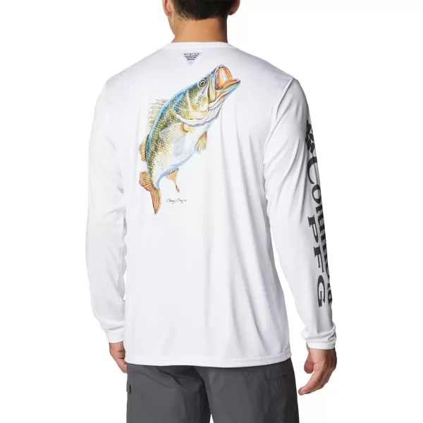 Columbia Mens Terminal Tackle PFG Carey Chen LsWhiteBass