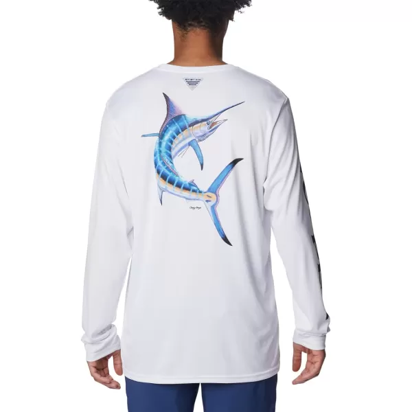 Columbia Mens Terminal Tackle PFG Carey Chen LsWhiteMarlin