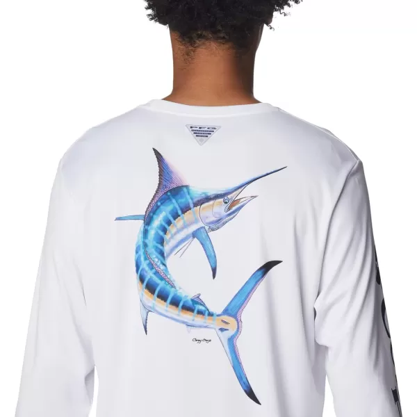 Columbia Mens Terminal Tackle PFG Carey Chen LsWhiteMarlin