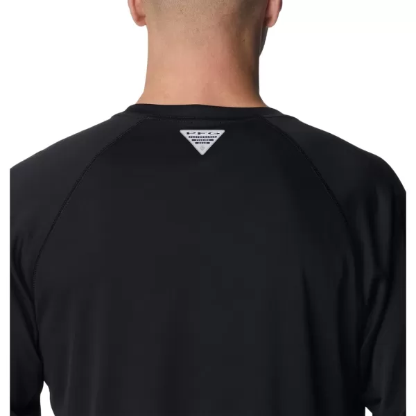 Columbia Mens Terminal Tackle PFG Sleeve LS ShirtBlackGulf Stream Logo