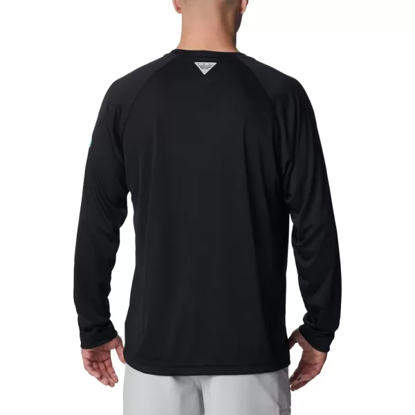 Columbia Mens Terminal Tackle PFG Sleeve LS ShirtBlackGulf Stream Logo