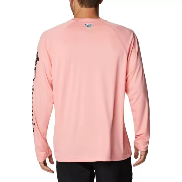 Columbia Mens Terminal Tackle PFG Sleeve LS ShirtSorbetBlack Logo