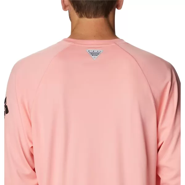 Columbia Mens Terminal Tackle PFG Sleeve LS ShirtSorbetBlack Logo