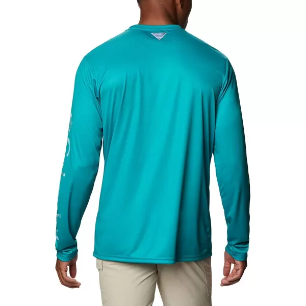 Columbia Mens Terminal Tackle PFG Sleeve LS ShirtTropic WaterDolphin Realtree Mako