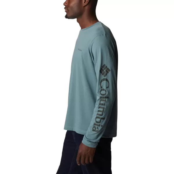 Columbia Mens Thistletown Hills Long Sleeve Logo TeeMetal