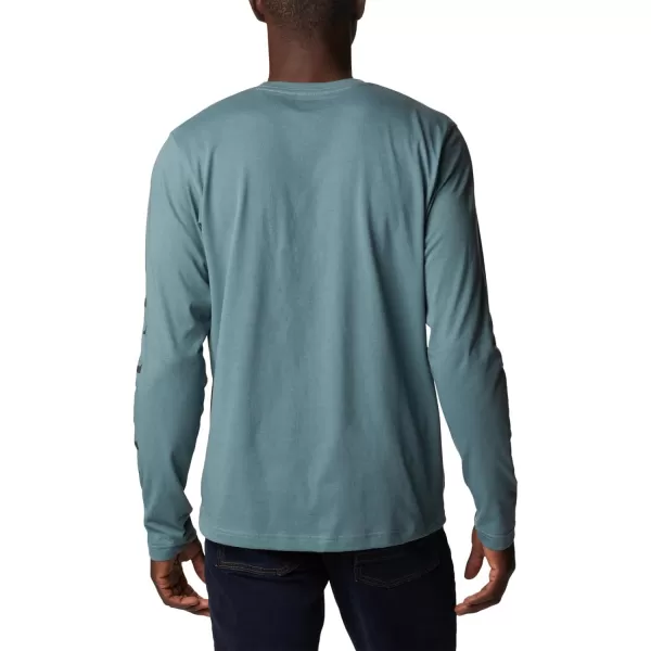 Columbia Mens Thistletown Hills Long Sleeve Logo TeeMetal