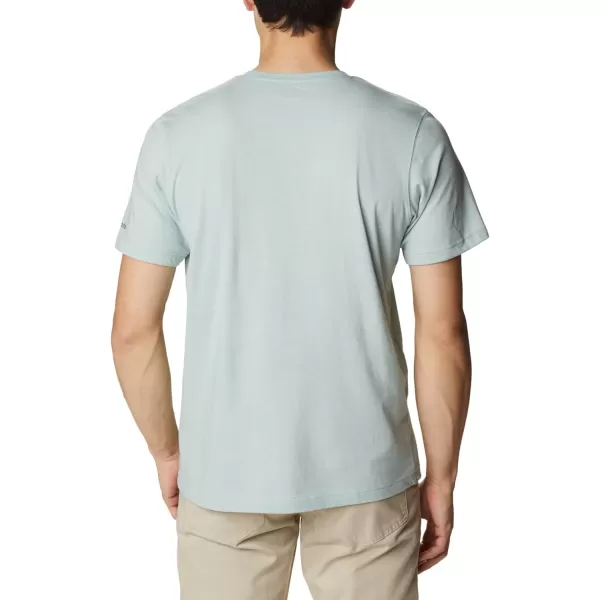 Columbia Mens Thistletown Hills Pocket TeeNiagara Heather