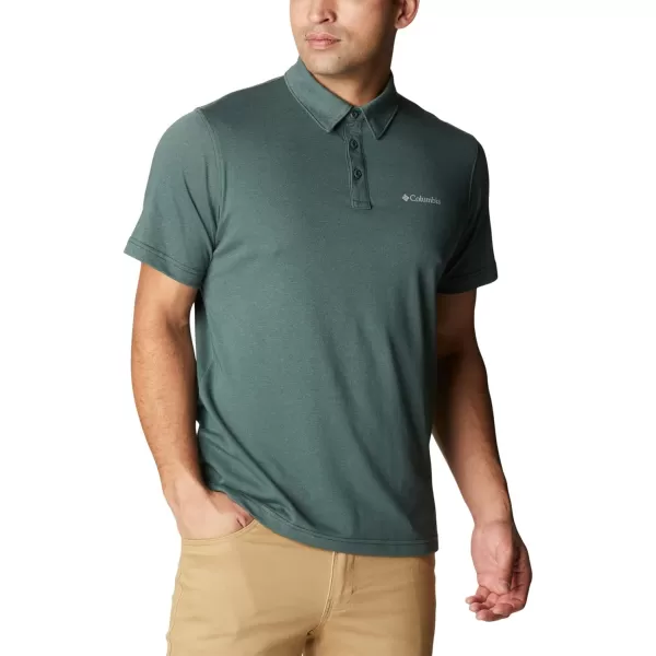 Columbia Mens Thistletown Hills PoloSpruce Heather