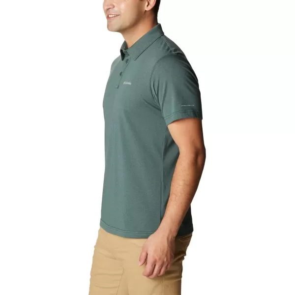 Columbia Mens Thistletown Hills PoloSpruce Heather