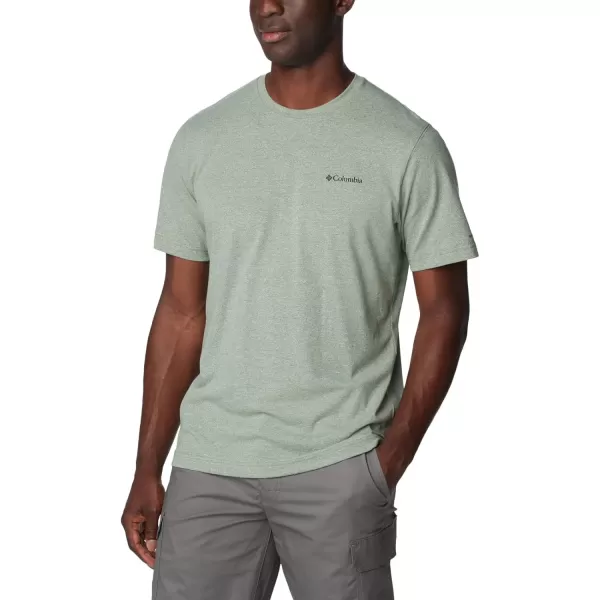 Columbia Mens Thistletown Hills Short SleeveCanteen Heather