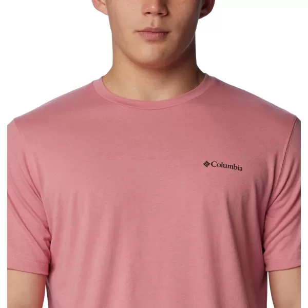 Columbia Mens Thistletown Hills Short SleevePink Agave