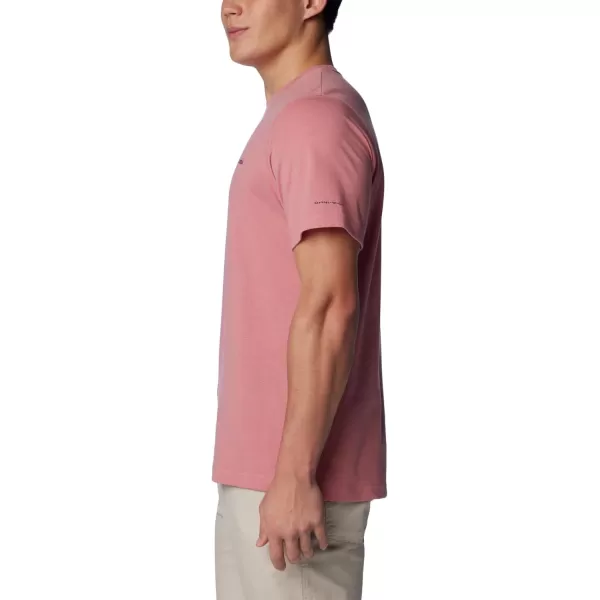 Columbia Mens Thistletown Hills Short SleevePink Agave