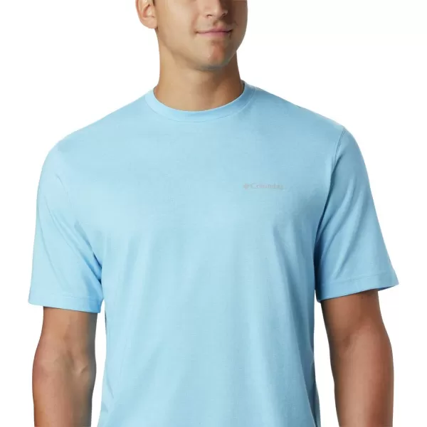 Columbia Mens Thistletown Park CrewSky Blue Heather