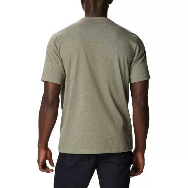 Columbia Mens Thistletown Park CrewStone Green Heather