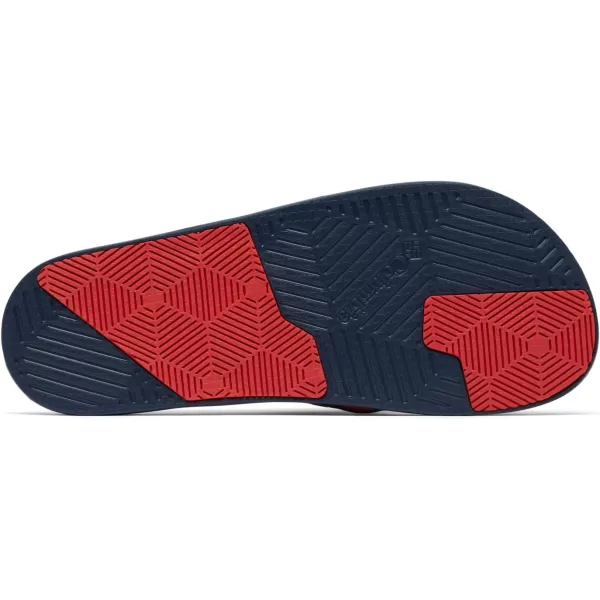 Columbia Mens Tidal Ray PFG Flip Sport SandalCollegiate NavySpark Red