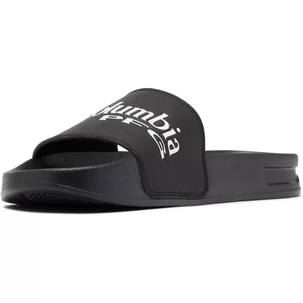 Columbia Mens Tidal Ray PFG Slide Sport SandalBlackWhite