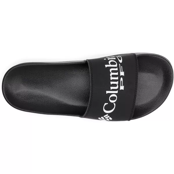 Columbia Mens Tidal Ray PFG Slide Sport SandalBlackWhite