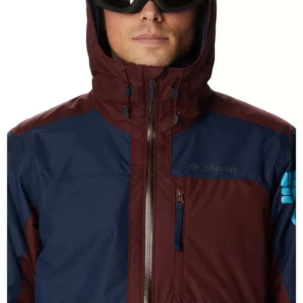 Columbia Mens Timberturner Ii JacketCollegiate NavyElderberry