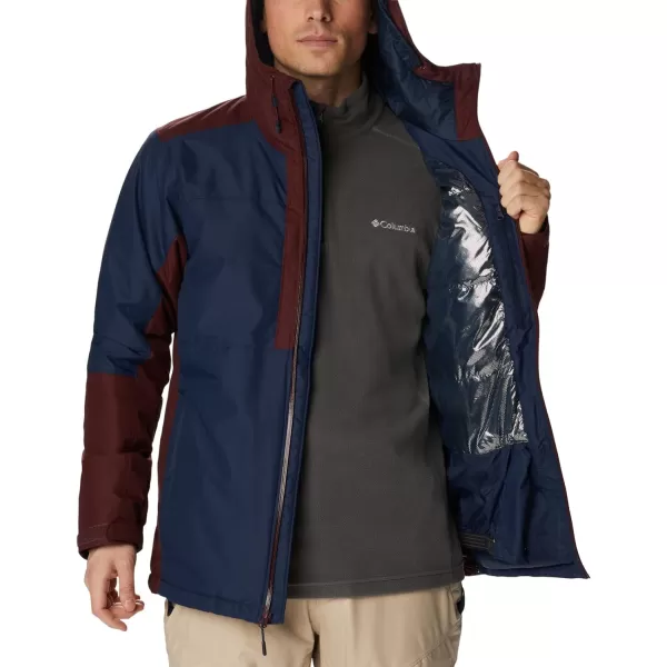 Columbia Mens Timberturner Ii JacketCollegiate NavyElderberry