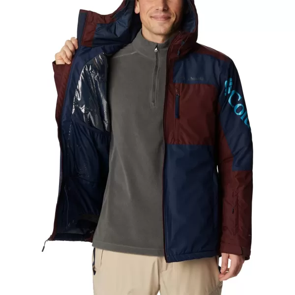 Columbia Mens Timberturner Ii JacketCollegiate NavyElderberry