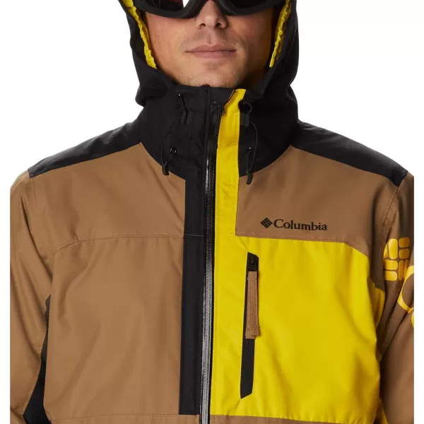 Columbia Mens Timberturner Ii JacketDeltaBlackLaser Lemon