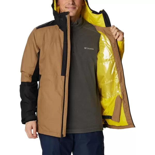 Columbia Mens Timberturner Ii JacketDeltaBlackLaser Lemon