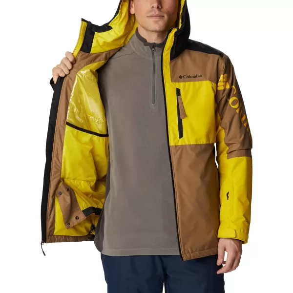 Columbia Mens Timberturner Ii JacketDeltaBlackLaser Lemon