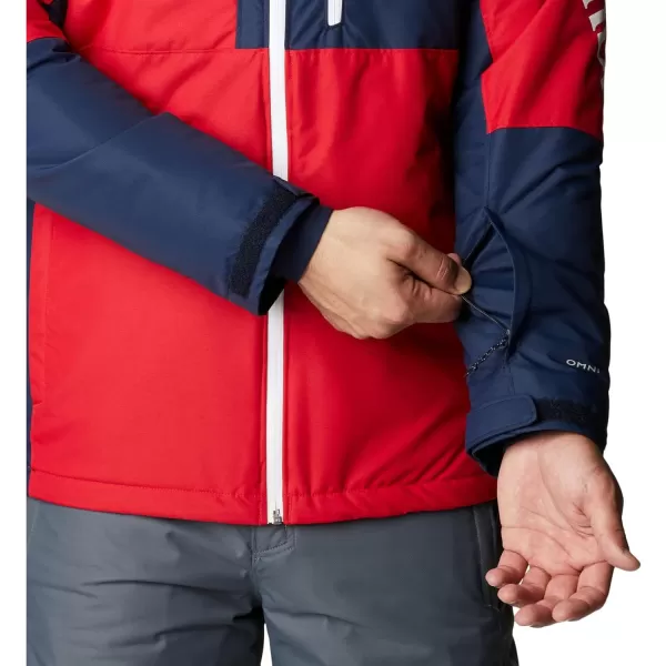 Columbia Mens Timberturner Ii JacketMountain RedCollegiate Navy