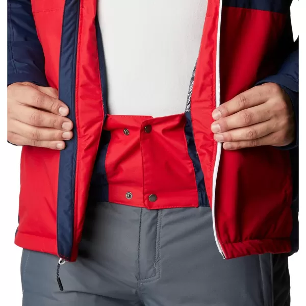 Columbia Mens Timberturner Ii JacketMountain RedCollegiate Navy