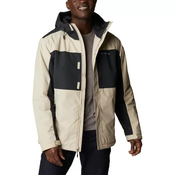 Columbia Mens Tipton Peak Ii Insulated JacketAncient FossilBlack