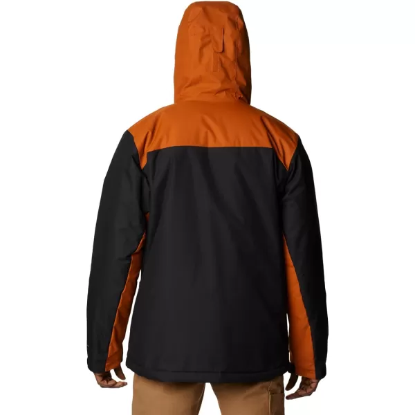 Columbia Mens Tipton Peak Ii Insulated JacketBlackWarm Copper