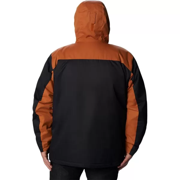 Columbia Mens Tipton Peak Ii Insulated JacketBlackWarm Copper