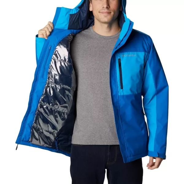 Columbia Mens Tipton Peak Ii Insulated JacketBright IndigoCompass Blue