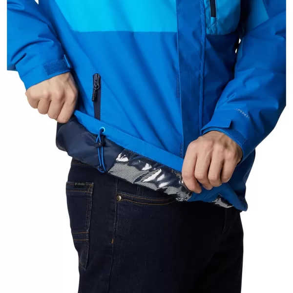 Columbia Mens Tipton Peak Ii Insulated JacketBright IndigoCompass Blue