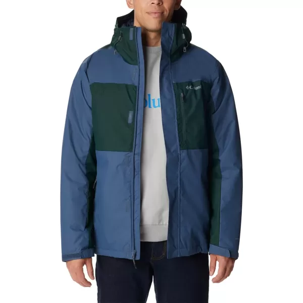 Columbia Mens Tipton Peak Ii Insulated JacketDark MountainSpruce