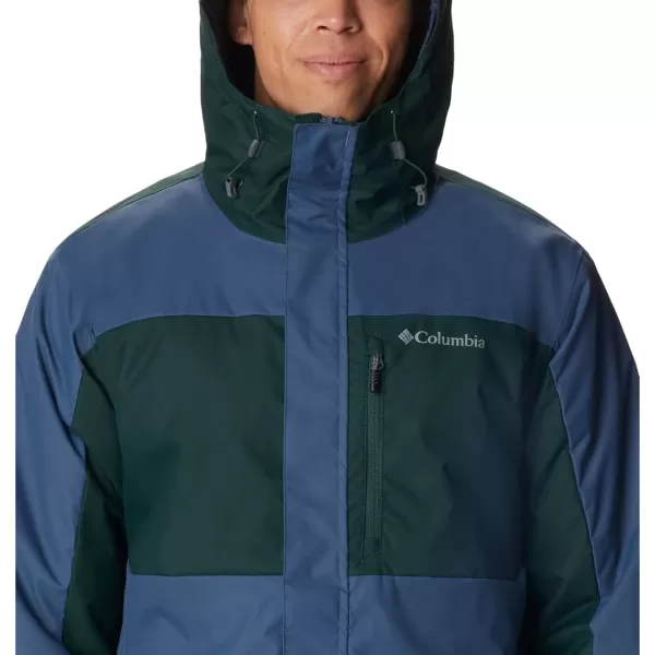 Columbia Mens Tipton Peak Ii Insulated JacketDark MountainSpruce