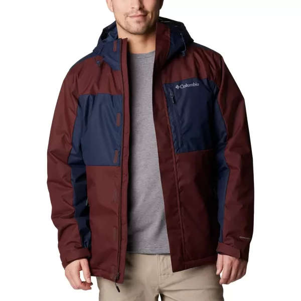 Columbia Mens Tipton Peak Ii Insulated JacketElderberryCollegiate Navy