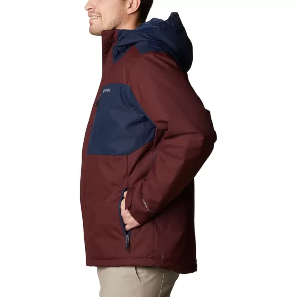 Columbia Mens Tipton Peak Ii Insulated JacketElderberryCollegiate Navy