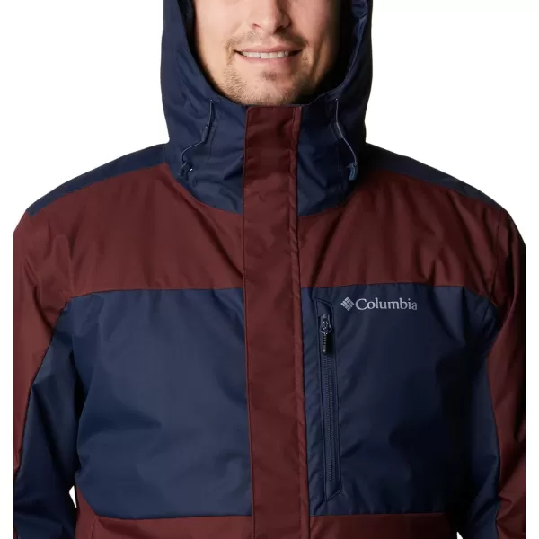 Columbia Mens Tipton Peak Ii Insulated JacketElderberryCollegiate Navy