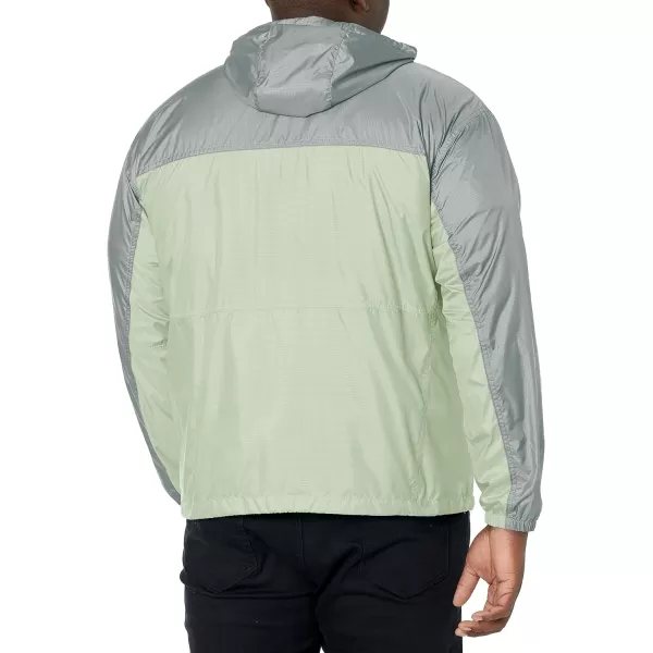 Columbia Mens Trail Traveler WindbreakerIce GreenNiagara