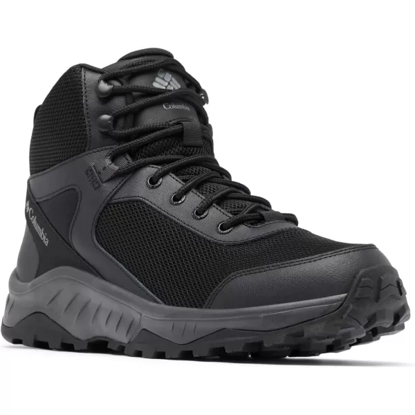 Columbia Mens Trailstorm Ascend Mid Waterproof Hiking ShoeBlack Dark Grey